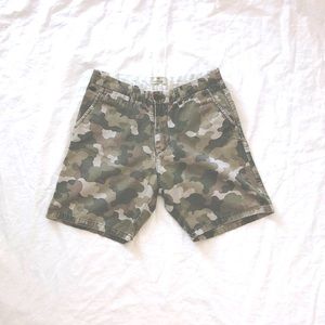 Scotch & Soda camo print shorts